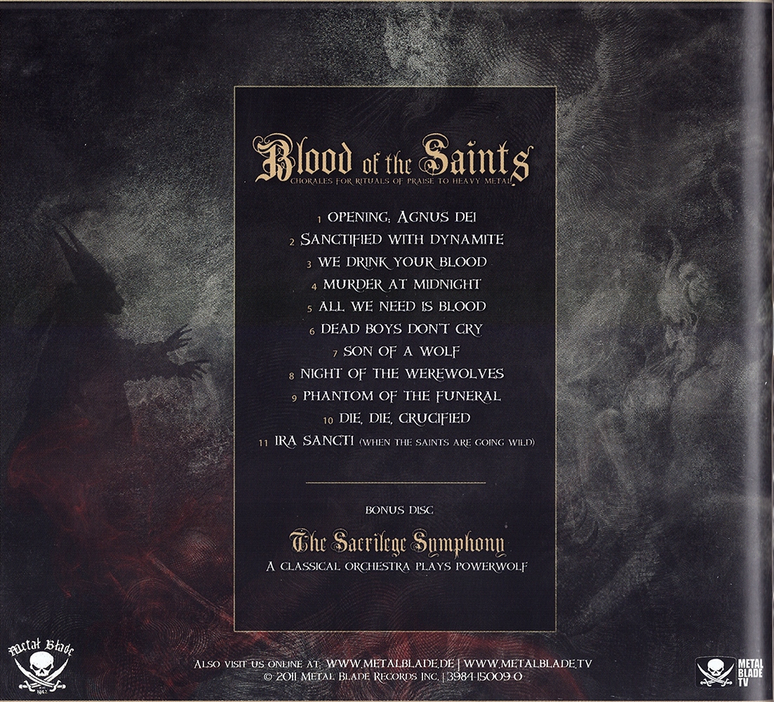 Blood of the Saints Album Art